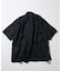 Linen Open Collar Short Sleeve Shirt
