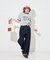 SPORTS PRINT RINGER T-SHIRT