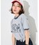 SPORTS PRINT RINGER T-SHIRT