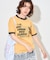 SPORTS PRINT RINGER T-SHIRT