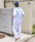 インド カットジャガードパンツ＜セットアップ対応＞
