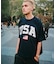 Made in U.S.A ヘビーウェイト オーバーサイズ クルーネック プリントTシャツ type 5