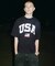 Made in U.S.A ヘビーウェイト オーバーサイズ クルーネック プリントTシャツ type 5
