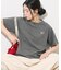 別注 ワンポイント刺繍 ラウンドヘムTシャツ
