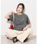 別注 ワンポイント刺繍 ラウンドヘムTシャツ