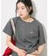 別注 ワンポイント刺繍 ラウンドヘムTシャツ