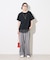 裾 レースドッキング Tシャツ