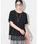 裾 レースドッキング Tシャツ