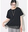 裾 レースドッキング Tシャツ