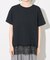 裾 レースドッキング Tシャツ