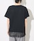 裾 レースドッキング Tシャツ