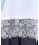 裾 レースドッキング Tシャツ