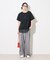 裾 レースドッキング Tシャツ