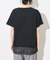 裾 レースドッキング Tシャツ