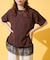 裾 レースドッキング Tシャツ