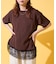 裾 レースドッキング Tシャツ
