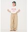 フラワープリントTシャツ