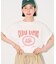 フラワープリントTシャツ