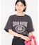 フラワープリントTシャツ