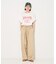 フラワープリントTシャツ