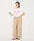 フラワープリントTシャツ