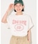 フラワープリントTシャツ