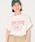フラワープリントTシャツ