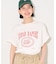 フラワープリントTシャツ