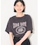 フラワープリントTシャツ