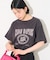 フラワープリントTシャツ