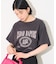 フラワープリントTシャツ