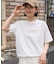 箔プリント ロゴTシャツ