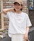 箔プリント ロゴTシャツ