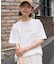 箔プリント ロゴTシャツ