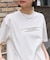 箔プリント ロゴTシャツ
