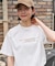 箔プリント ロゴTシャツ