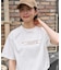 箔プリント ロゴTシャツ