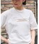 箔プリント ロゴTシャツ