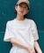 箔プリント ロゴTシャツ