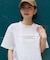 箔プリント ロゴTシャツ