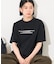 箔プリント ロゴTシャツ