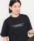 箔プリント ロゴTシャツ