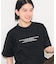 箔プリント ロゴTシャツ