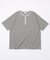 マルチボーダー ヘンリーネック 半袖Tシャツ