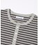 マルチボーダー ヘンリーネック 半袖Tシャツ