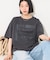 ワントーン ロゴTシャツ