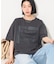 ワントーン ロゴTシャツ