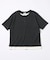ワッフル フェイクレイヤード ヘンリーネック Tシャツ