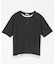 ワッフル フェイクレイヤード ヘンリーネック Tシャツ