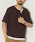 ワッフル フェイクレイヤード ヘンリーネック Tシャツ